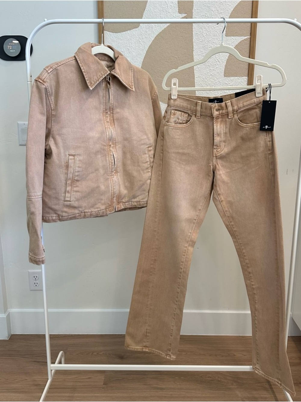 7 For All Mankind Denim Jacket and Jeans Co-ord